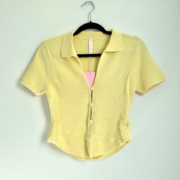 RUNAWAY THE KNIT TOP - BUTTER - Picture 4 of 7